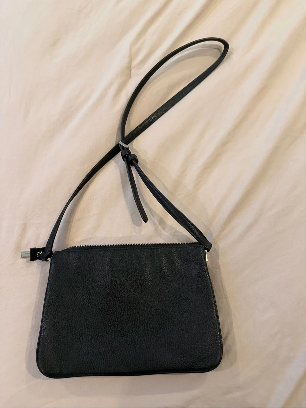 kate spade Black Pebbled Leather Crossbody